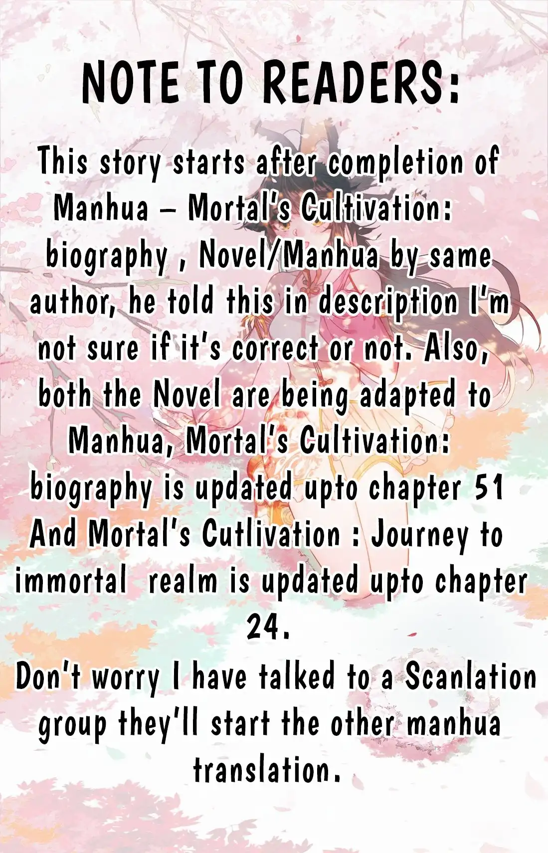 Mortal's Cultivation: journey to immortality Chapter 1 1